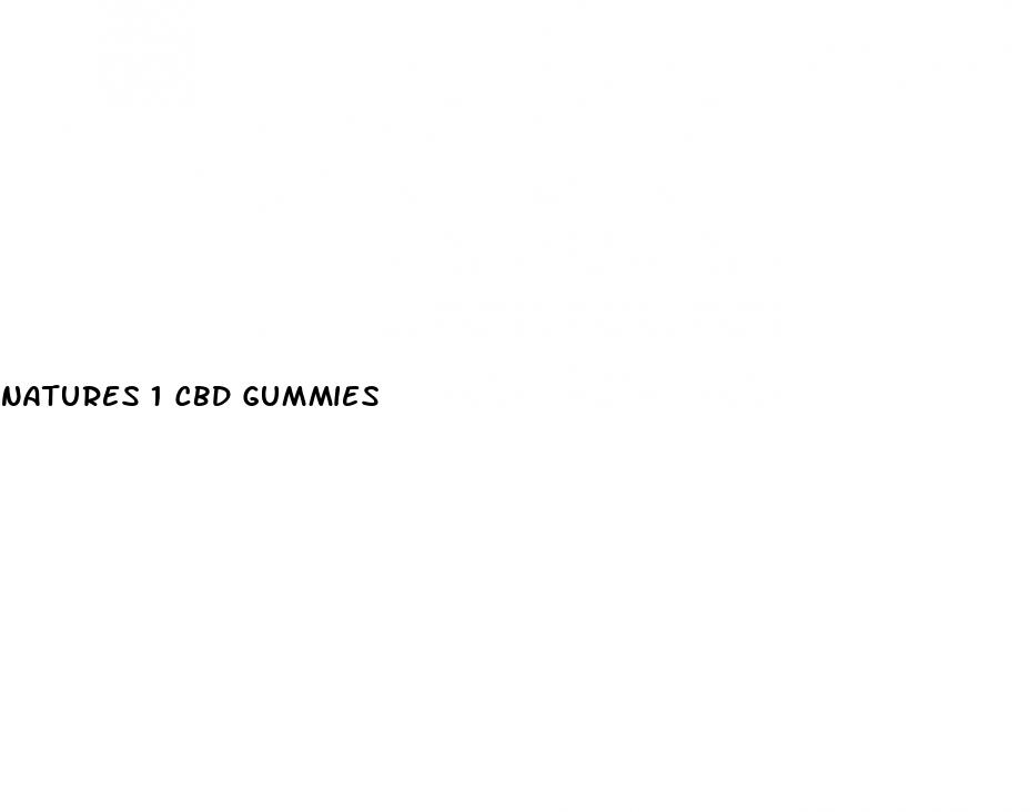 natures 1 cbd gummies