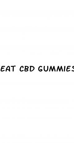 eat cbd gummies for anxiety and stress