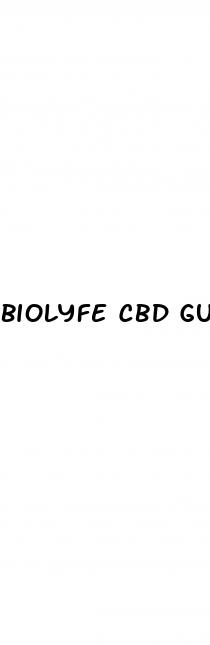 biolyfe cbd gummies reviews for ed