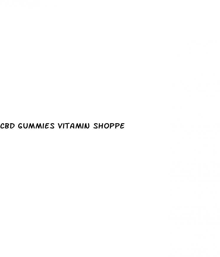 cbd gummies vitamin shoppe