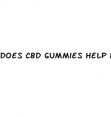 does cbd gummies help inflammation