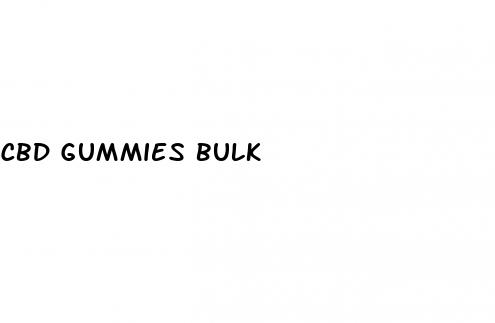 cbd gummies bulk