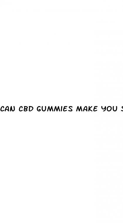 can cbd gummies make you sleepy