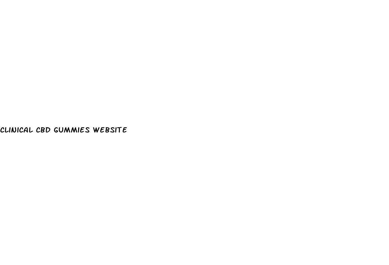 clinical cbd gummies website