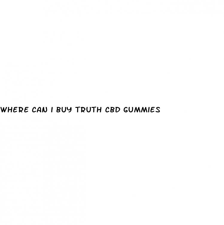 where can i buy truth cbd gummies
