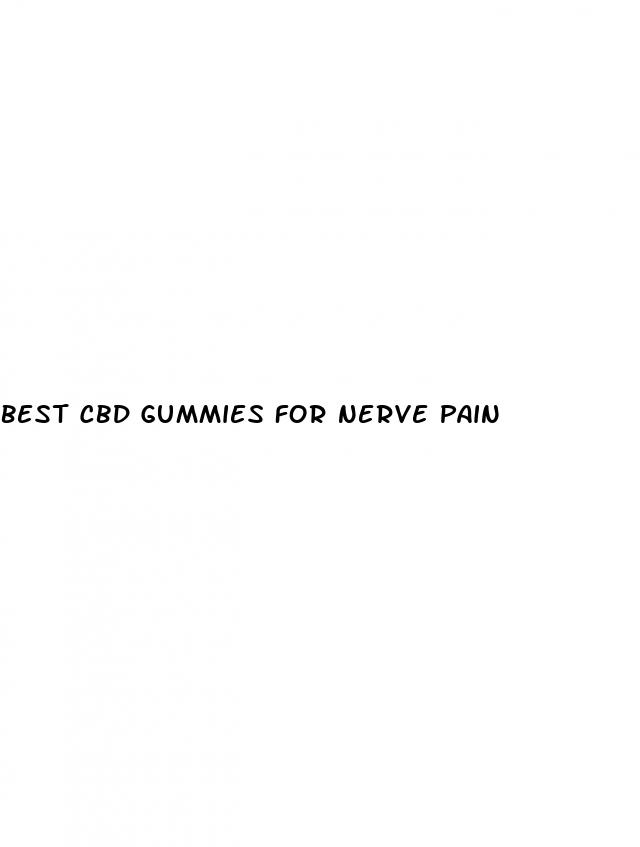 best cbd gummies for nerve pain