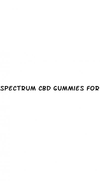 spectrum cbd gummies for copd