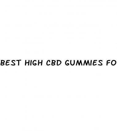 best high cbd gummies for pain