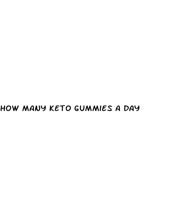 how many keto gummies a day