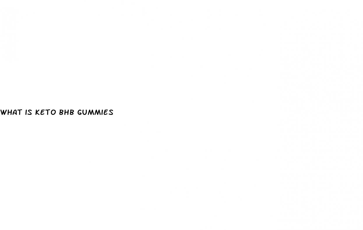 what is keto bhb gummies