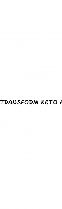 transform keto acv gummies reviews