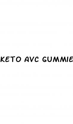 keto avc gummies
