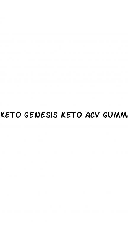 keto genesis keto acv gummies ingredients