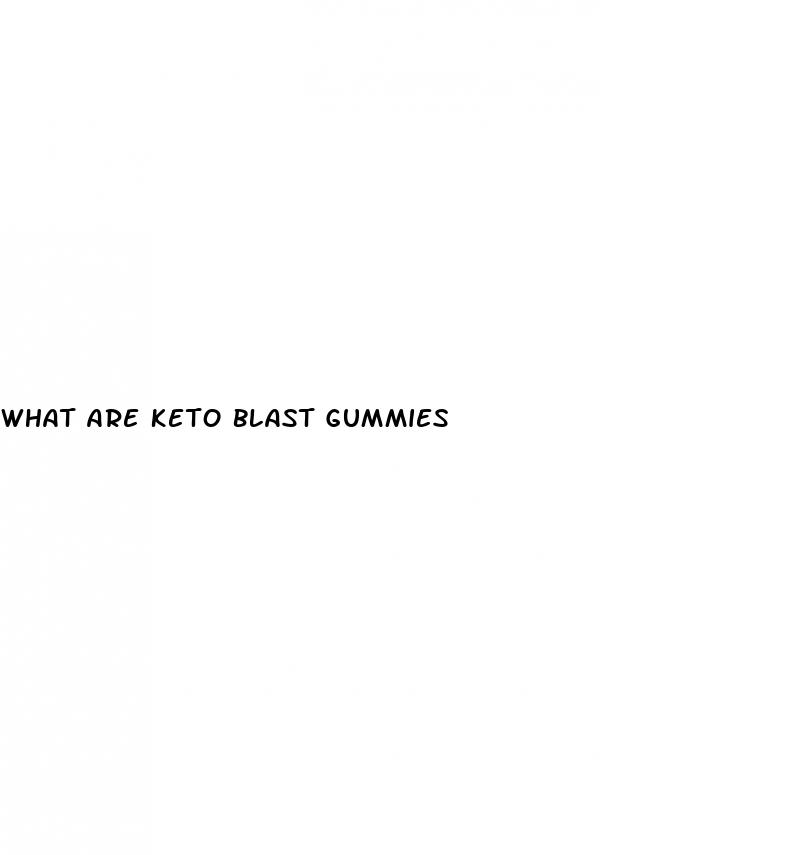 what are keto blast gummies