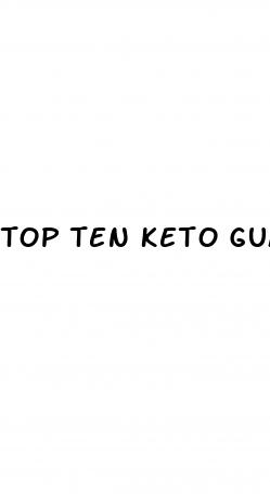 top ten keto gummies