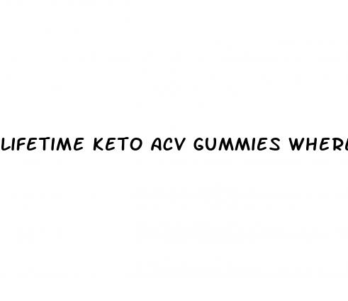 lifetime keto acv gummies where to buy