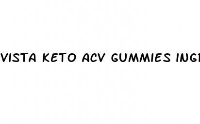 vista keto acv gummies ingredients