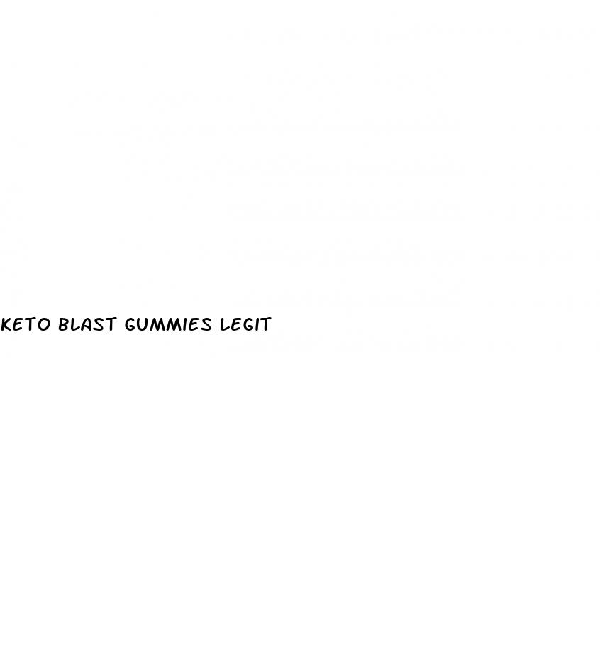 keto blast gummies legit