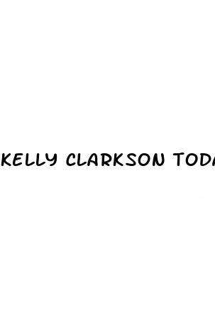 kelly clarkson today show weight loss interview