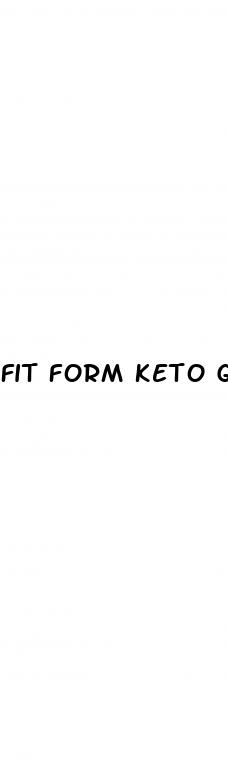 fit form keto gummies