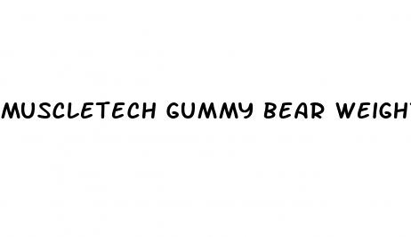 muscletech gummy bear weight loss pre workout