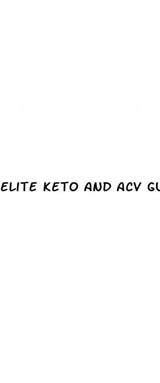 elite keto and acv gummies