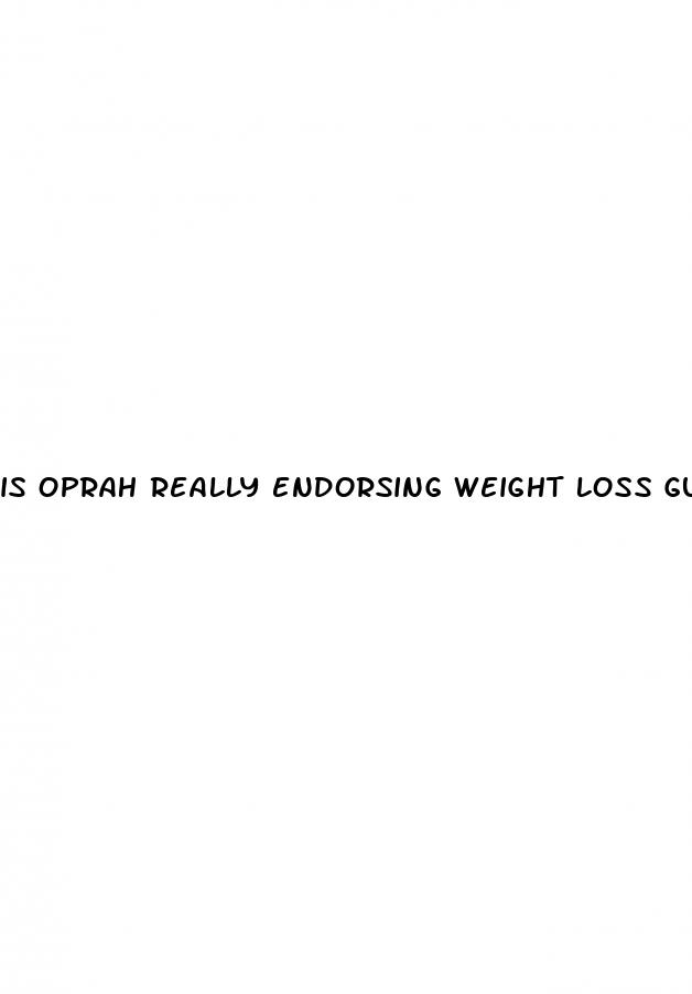 is oprah really endorsing weight loss gummies