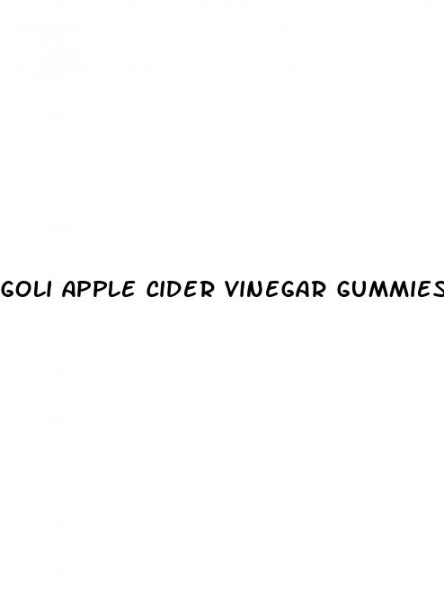 goli apple cider vinegar gummies and weight loss