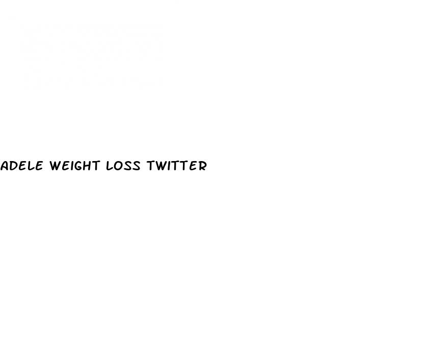 adele weight loss twitter