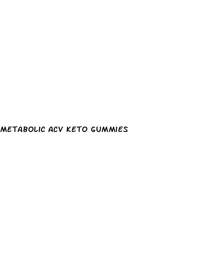 metabolic acv keto gummies