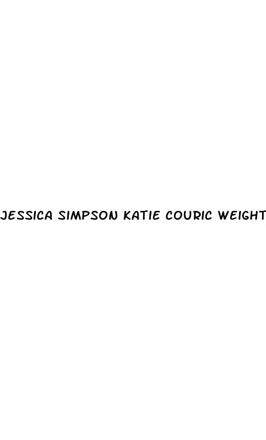 jessica simpson katie couric weight loss