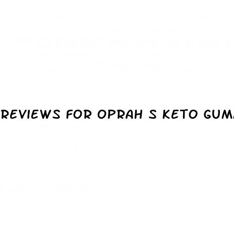 reviews for oprah s keto gummies