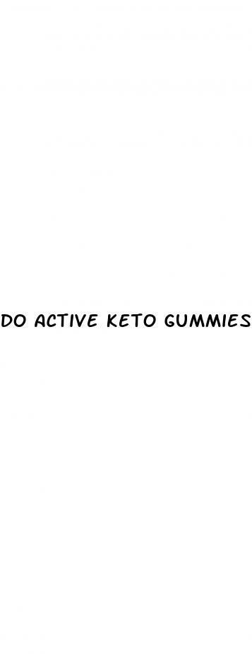do active keto gummies work