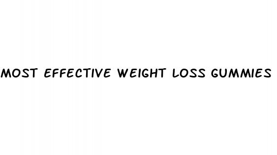 most effective weight loss gummies