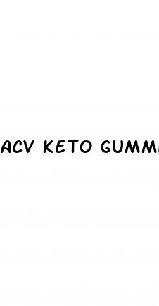 acv keto gummies benefits