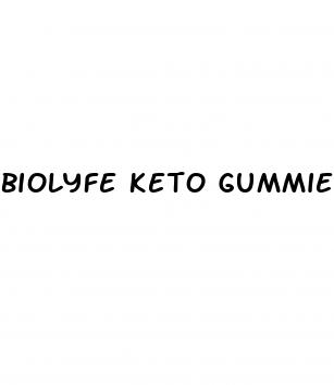 biolyfe keto gummies