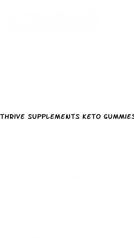 thrive supplements keto gummies