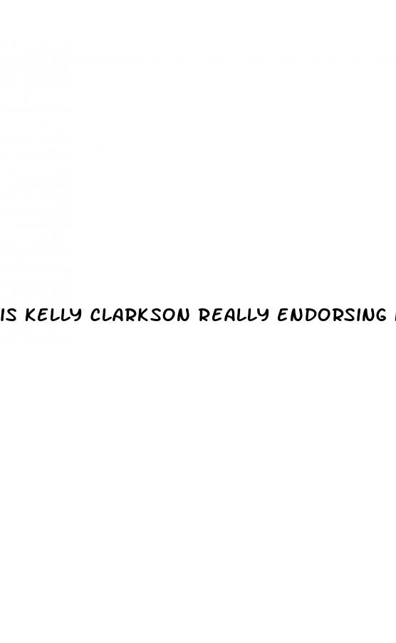 is kelly clarkson really endorsing keto gummies
