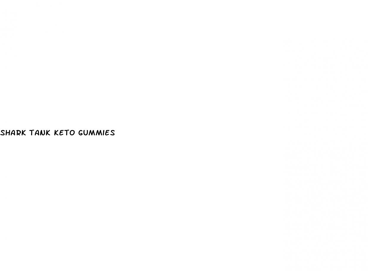 shark tank keto gummies