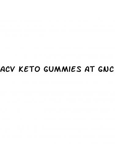 acv keto gummies at gnc