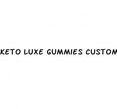 keto luxe gummies customer service