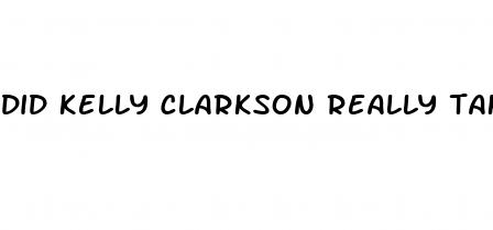 did kelly clarkson really take the keto gummies