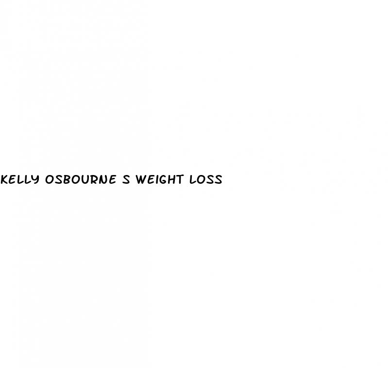 kelly osbourne s weight loss