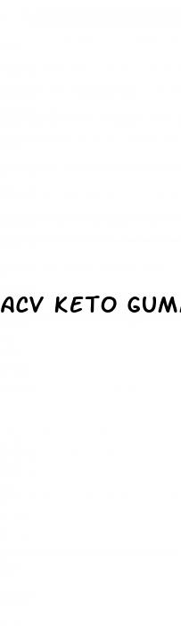 acv keto gummies work