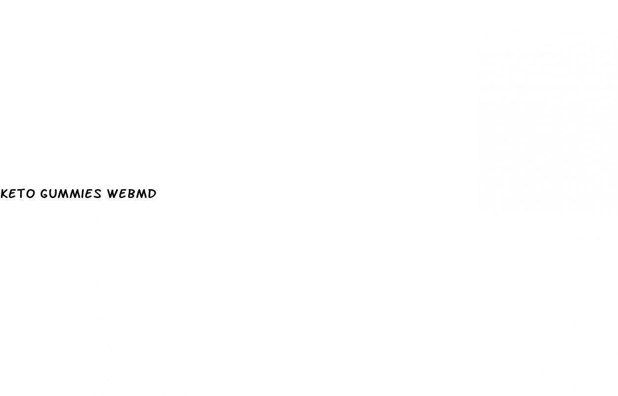 keto gummies webmd