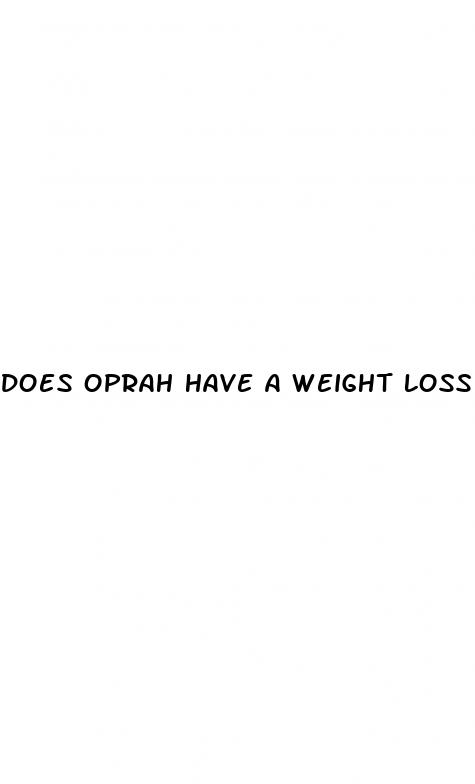 does oprah have a weight loss program
