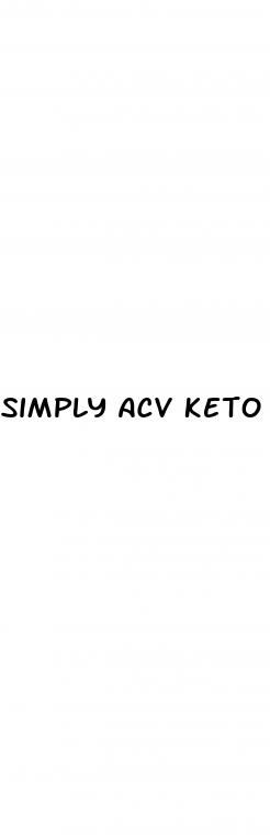 simply acv keto gummies