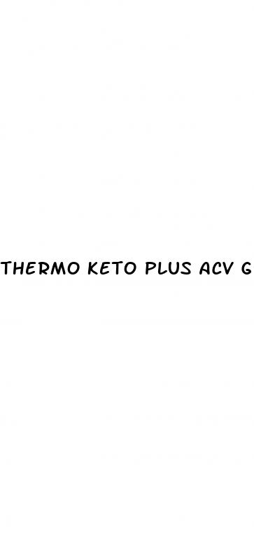 thermo keto plus acv gummies