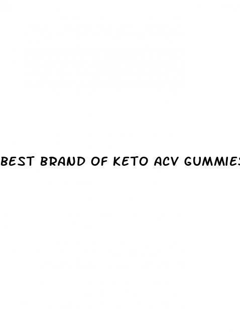 best brand of keto acv gummies