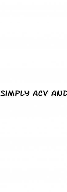 simply acv and keto gummies